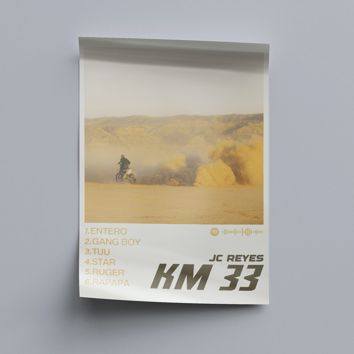 Póster JC Reyes│KM 33