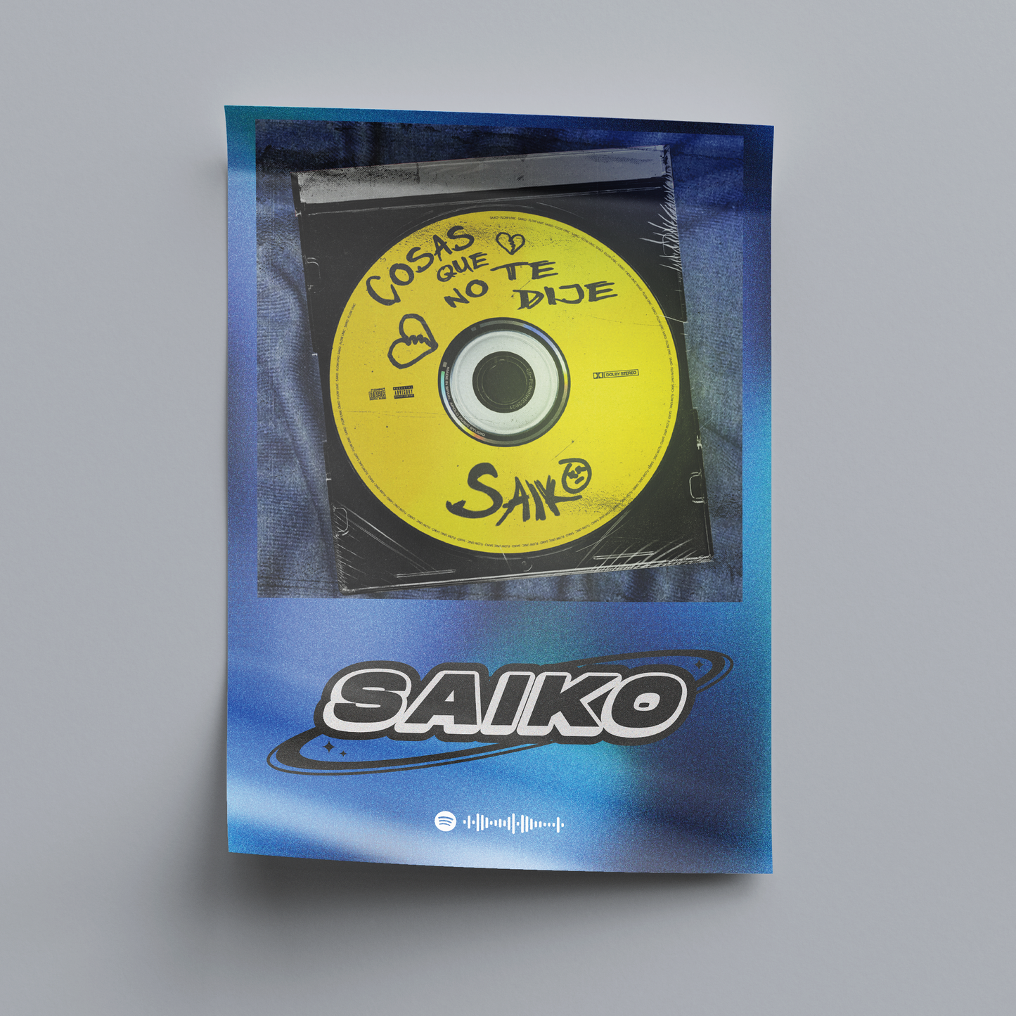 Póster Saiko │Cosas que no te dije